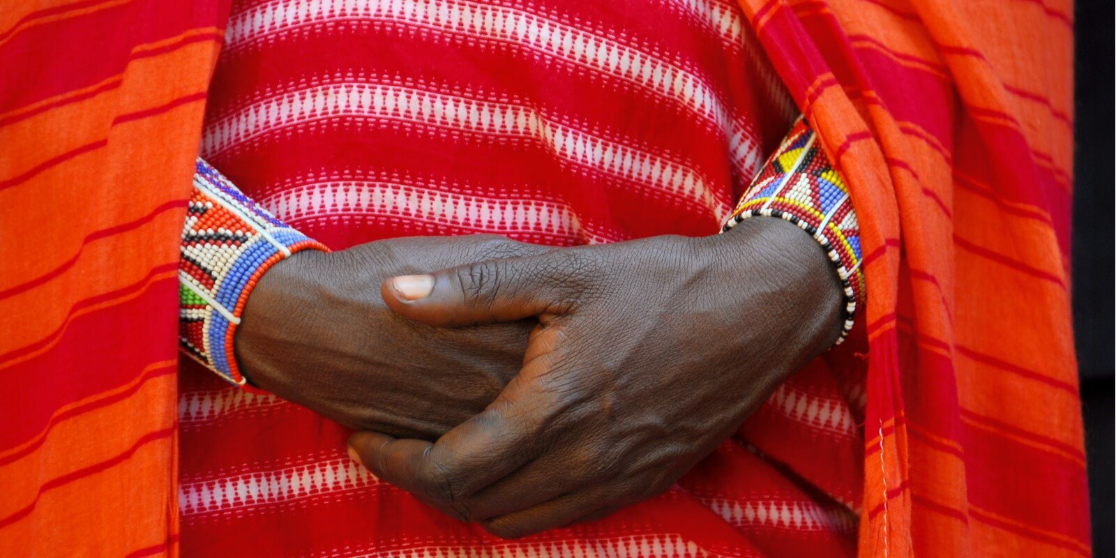 Masai woman with her jewelry, Kenya, Africa