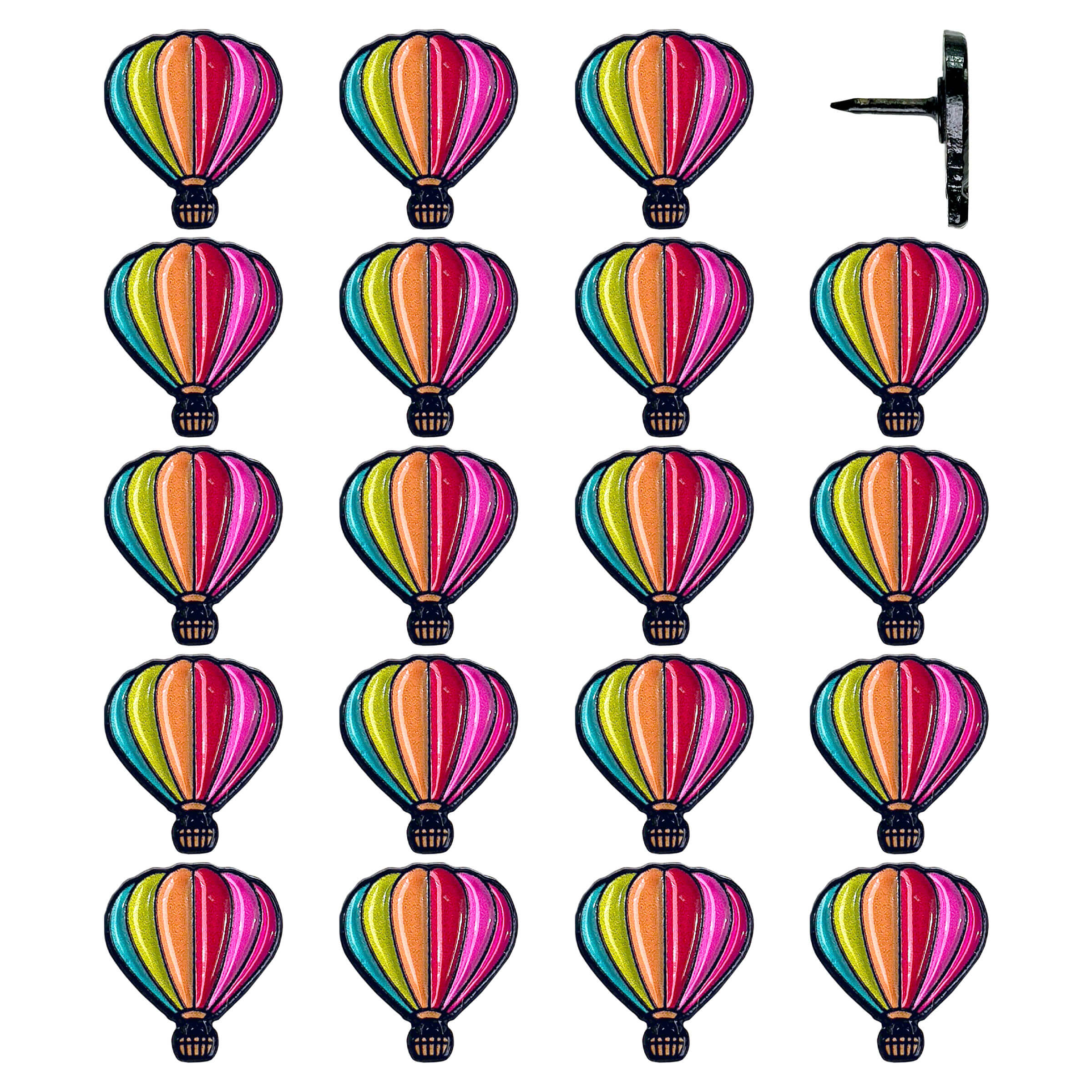 Hot Air Balloon Push Pins - Custom Hot Air Balloon Pins