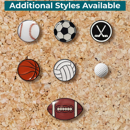 Additional Styles Available of Sports Pins