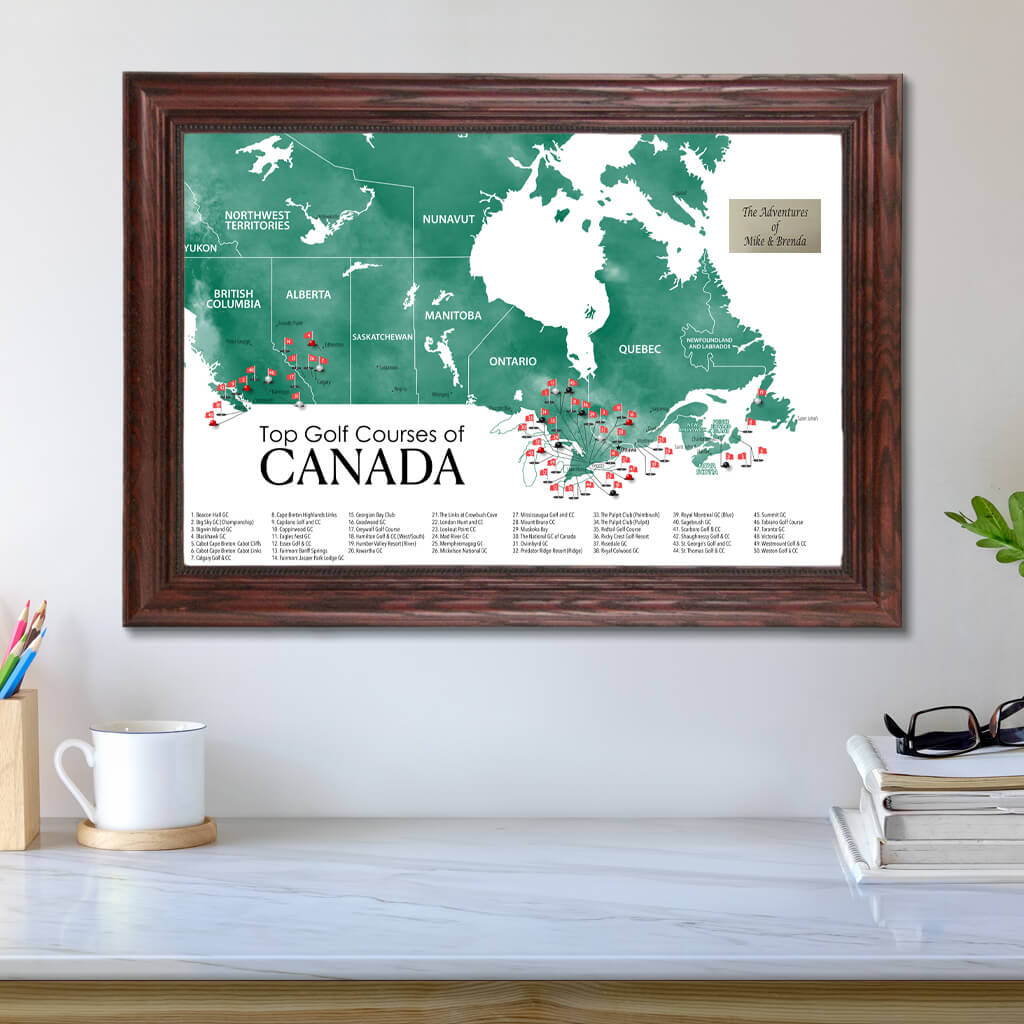 Toronto Canada Map - Framed Push Pin on sale City Map Wall Art