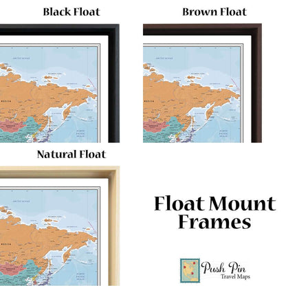 Optional Float Frame Colors - 24x36 size only*