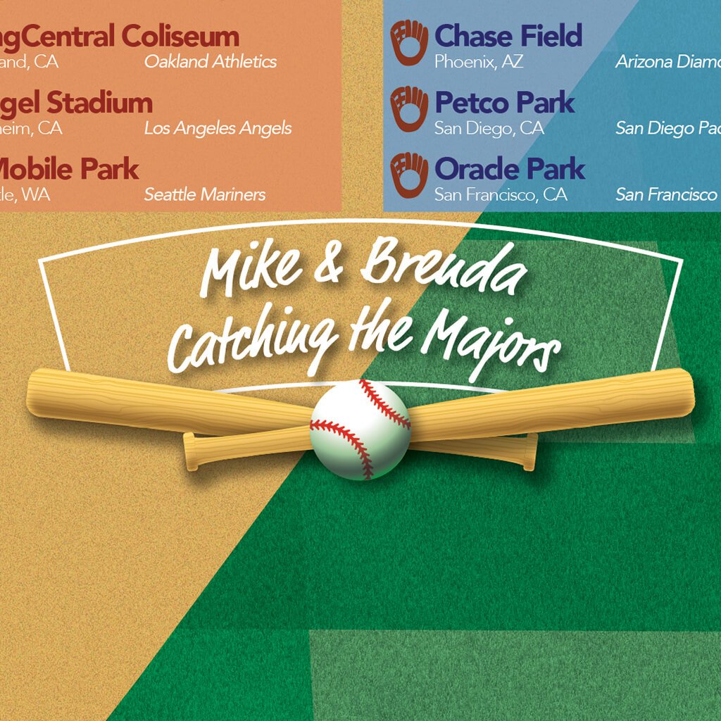 Baseball Ballparks Bucket List Closeup