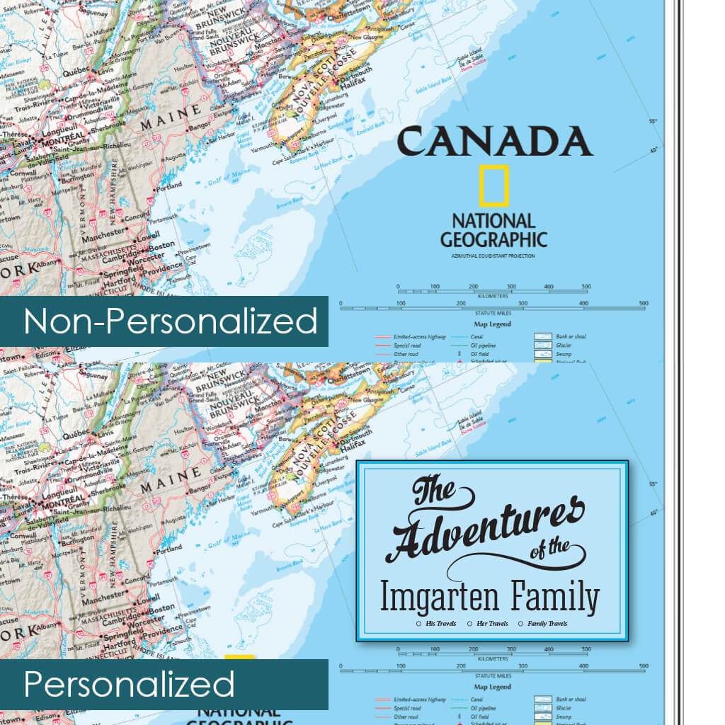 Comparison of Personalized and Non-personalized area