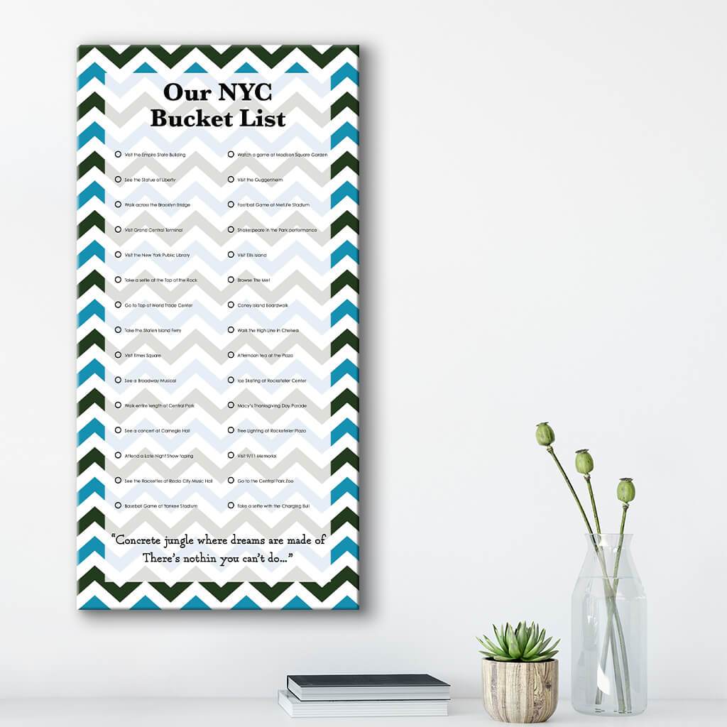 Create Your Own Bucket List - Pattern Backgrounds