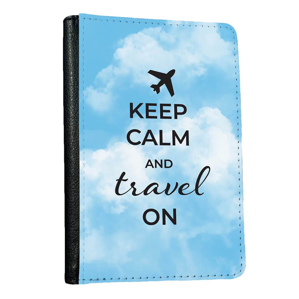 Keep Calm and Travel on Passport Protector