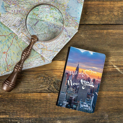 I left my heart in New York passport holder