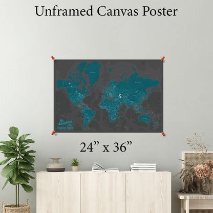 Midnight Dream World Canvas Poster 24 x 26