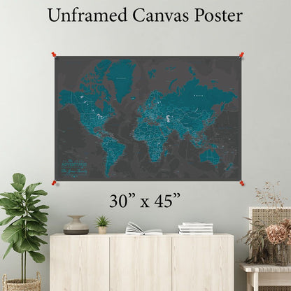 Midnight Dream World Canvas Poster 30 x 45