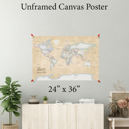 Pastel World Canvas Poster 24 x 36